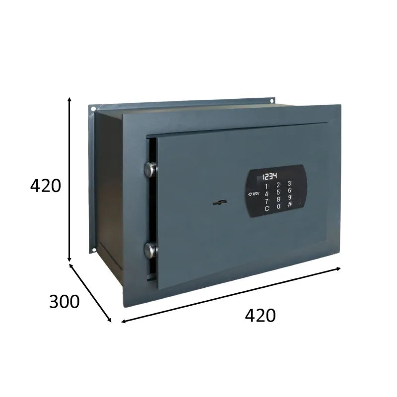 CAJA FUERTE DECORA 25 EMPOTRAR - vista lateral