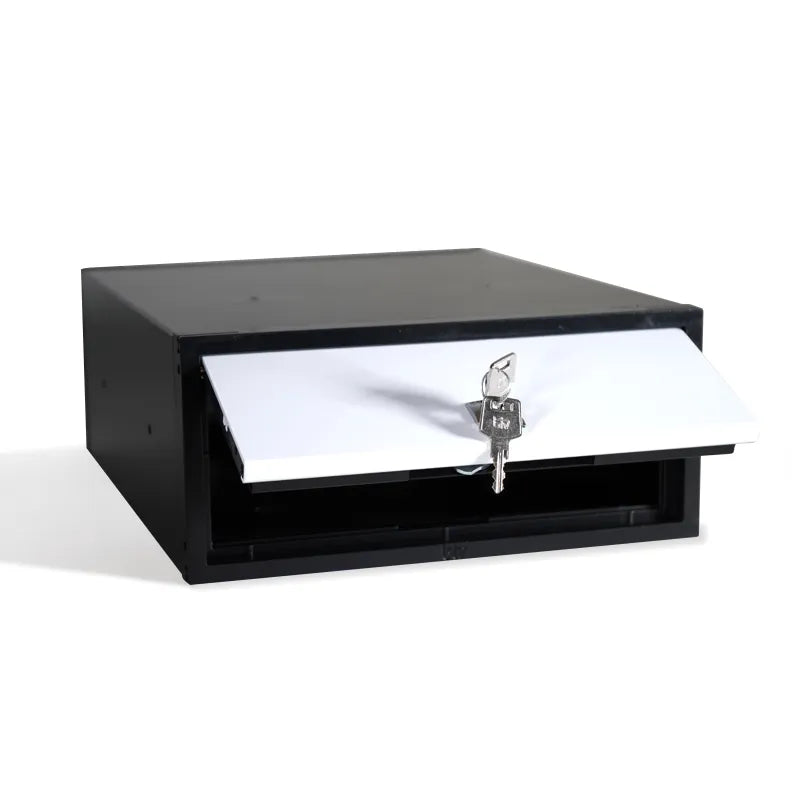 BUZON VIENA DOBLE ACCESO 280X350 BLANCO - vista lateral