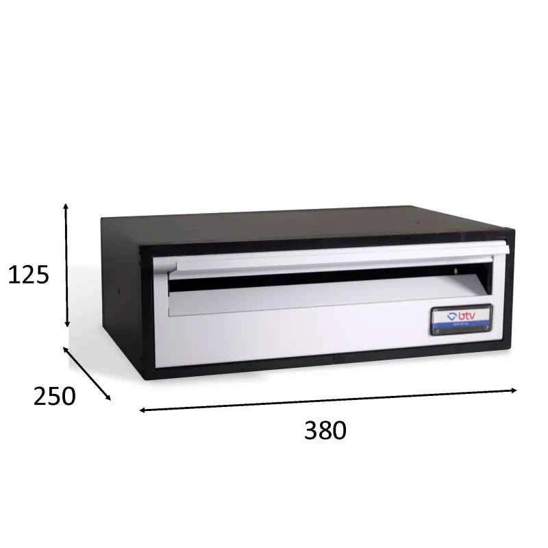 BUZON VIENA DOBLE ACCESO 380X250 BLANCO - imagen 4