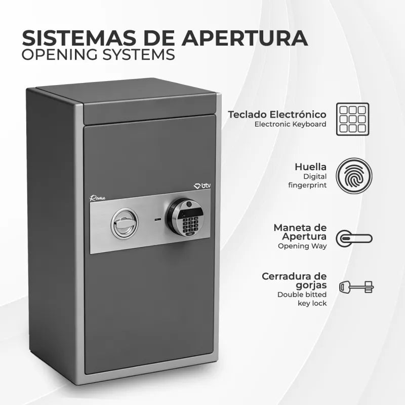 CAJA FUERTE ROMA E-100 - vista detalle