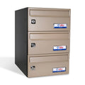 BUZON BARAJAS TRIPLE (3 BUZONES) 245x370 ARENA PERLADA - vista principal